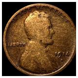 1914-D Bronze Lincoln Wheat Cent NICELY CIRCULATED
