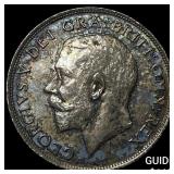 1911 Great Britain Silver Shilling - George V NEAR