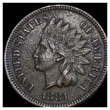 1881 Indian Head Cent CLOSELY UNCIRCULATED