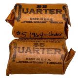 [40 Coins] Mixed Date Silver Washington Quarters