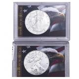 [2 Coins] 2019-2020 Silver Eagle H.E. Harris