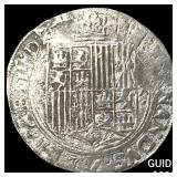 1474-1504 Spain Sevilla Silver Real NEARLY UNCIRCU