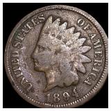 1894 1894/94 Indian Head Cent NICELY CIRCULATED