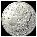 1882-CC Silver Morgan Dollar NEARLY UNCIRCULATED