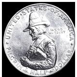 1920 Silver Pilgrim Tercentenary Half Dollar UNCIR