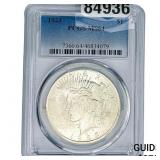 1923 Silver Peace Dollar PCGS MS64