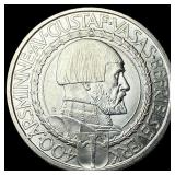 1921 Sweden Silver 2 Kroner UNCIRCULATED