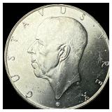 1938 Sweden Silver 2 Kroner UNCIRCULATED