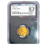 1945 Wheat Cent NGC  Red