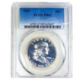 1961 Franklin Half Dollar PCGS PR67