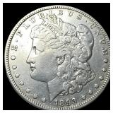 1893 Morgan Silver Dollar ABOUT UNCIRCULATED