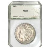1903 Morgan Silver Dollar PCI MS60
