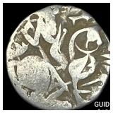 700-1000 AD India Rajput Silver Jital NEARLY UNCIR
