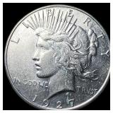 1927-S Silver Peace Dollar CLOSELY UNCIRCULATED
