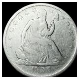 1856 Seated Liberty Half Dollar LIGHTLY CIRCULATED