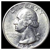 1932-S Silver Washington Quarter UNCIRCULATED