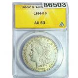 1896-O Morgan Silver Dollar ANACS AU53
