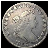 1806 Draped Bust Half Dollar LIGHTLY CIRCULATED