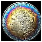 1882 Toned Morgan Silver Dollar UNCIRCULATED