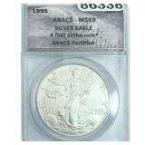1996 Silver Eagle ANACS MS69