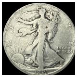 1921-S Silver Walking Liberty Half Dollar  NICELY