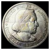 1893 Silver Columbian Half Dollar NEARLY UNCIRCULA