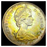 1967 Canada Silver 25 Cents CLOSELY UNCIRCULATED