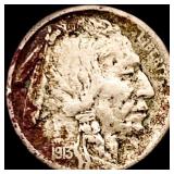 1913 Type 1 Buffalo Nickel NEARLY  UNCIRCULATED