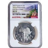 2023 1.5E Sliver Austria Vienna Philharmonic NGC M