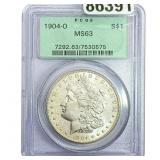 1904-O Morgan Silver Dollar PCGS MS63