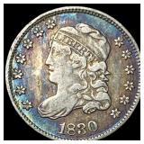 1830 Capped Bust Half Dime NEARLY UNCIRCULATED