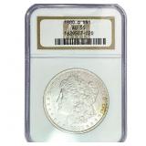 1880-O Morgan Silver Dollar NGC AU55