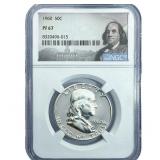 1960 Franklin Half Dollar NGC PF67