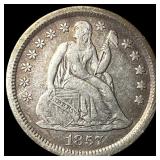 1857 Seated Liberty Dime LIGHTLY CIRCULATED