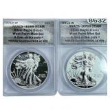 [2 Coins] 2013-W Silver Eagle ANACS RP,EU69 DCAM