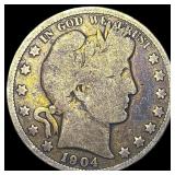1904-S Silver Barber Half Dollar NICELY  CIRCULAT