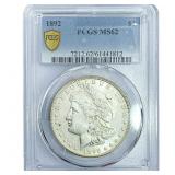 1892 Morgan Silver Dollar PCGS MS62