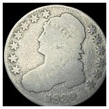 1830 Capped Bust Half Dollar NICELY CIRCULATED