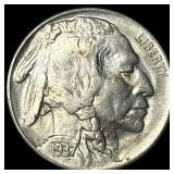 1937-S Nickel Five Cents Buffalo UNCIRCULATED