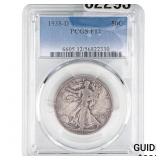 1938-D Walking Liberty Half Dollar PCGS F12