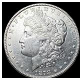 1878 Morgan Silver Dollar NEARLY UNCIRCULATED