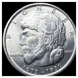 1936 Silver Elgin Illinois Half Dollar CHOICE BU