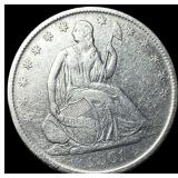 1861-O Silver Half Dollar NEARLY UNCIRCULATED