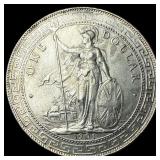 1901 Silver British Trade Dollar CLOSELY UNCIRCULA