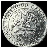 1946 Iowa Centennial Silver Half Dollar UNCIRCULAT