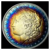 1902-O Toned Morgan Silver Dollar UNCIRCULATED