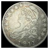 1811 Capped Bust Half Dollar NEARLY  UNCIRCULATED