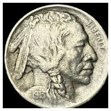 1913-S Type 1 Buffalo Nickel NEARLY UNCIRCULATED