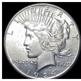 1924-S Silver Peace Dollar UNCIRCULATED