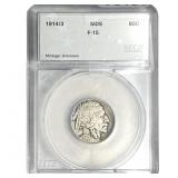 1914/3 Buffalo Nickel SEGS F15